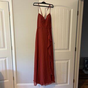 Azazie Naeem Terracotta Bridesmaid Dress